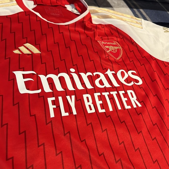 Arsenal #8 Martin Odegaard 23/24 Adidas Home Premier League Jersey - Picture 4 of 10